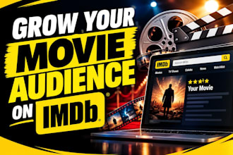 do imdb page promotion to grow your movie audience and improve starmeter rank