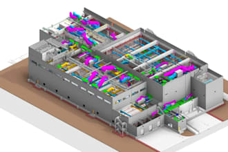 turn point cloud data from 3d laser scanner to architectural, structural and mep