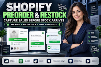 setup shopify preorder timesact essent stoq preorder globo notify me rez duck