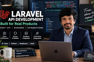 develop laravel rest API and backend features