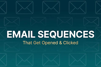 write a high converting email sequence for your business