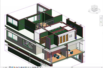 convert cad drawing to 3d bim modeling, scan to parametric bim family creation