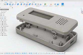 model 3d cad from sketch, image to prototype, 3d printable stl using fusion 360