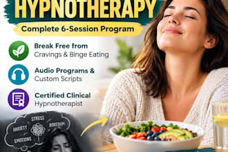 create a clinical hypnosis program for emotional eating