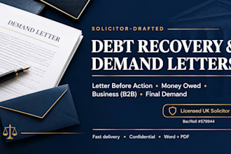 draft a powerful UK debt recovery letter before action