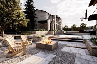 design landscape, backyard, frontyard, garden, patio