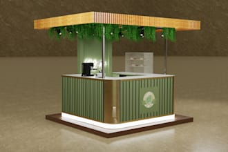 deign 3d exhibition booth, stalls, and kiosk