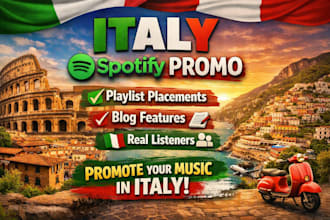 do organic italy  spotify music promotion to blogs and real listeners
