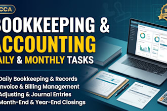 do bookkeeping, accounting and finance tasks