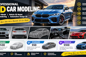 do 3d model car rendering automotive design 3d