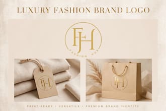 design luxury clothing brand logo