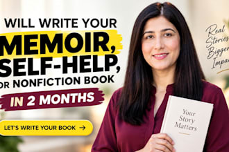 deliver a done for you memoir ghostwriting service from start to finish
