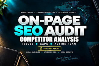 do complete technical SEO website audit and competitor analysis