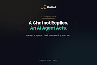 build a custom ai agent for customer support, sales, or bookings