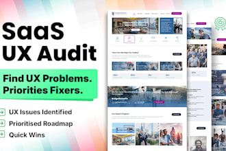 audit your saas UX and deliver a prioritised fix roadmap