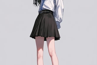 anime character an illustration