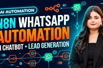 build n8n whatsapp automation, ai chatbot, and lead generation system