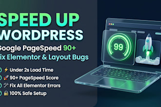 wordpress speed optimization and bug fixes
