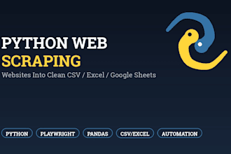 do python web scraping to excel, csv or google sheets