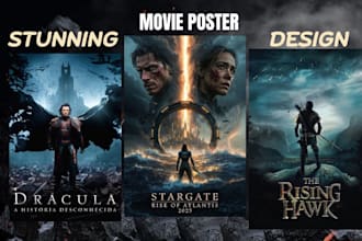 design a movie poster design, film poster that captures your film story