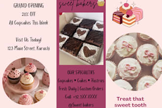 edit pamphlets for shops or business