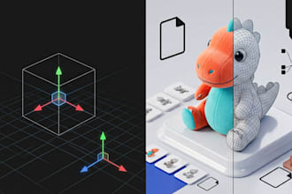 create custom 3d plush model from photo, sti file plushie toy design
