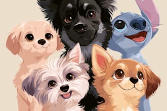 turn your pet photo into a magical animated cartoon portrait