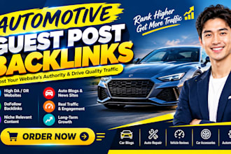 build high authority automotive backlinks to boost ranking