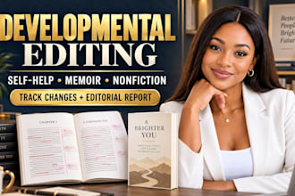 developmental editing self help personal development memoir and nonfiction books
