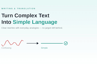 simplify complex confusing text into simple everyday language