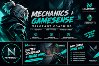 coach you in valorant mechanics, gamesense and decision making