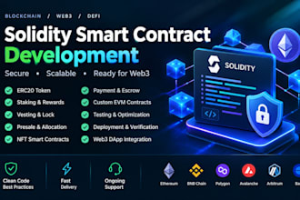 develop deploy custom solidity smart contract erc20 token web3 dapp