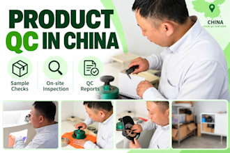 check product samples and provide qc inspection in china