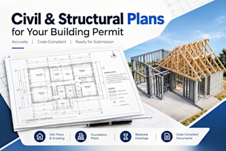 design civil and structural plans for your building permit