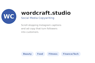 write engaging instagram captions and ad copy for your brand