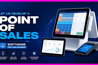 develop pos system, inventory management and billing software
