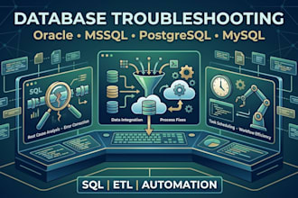 troubleshoot your oracle mssql postgresql or mysql database