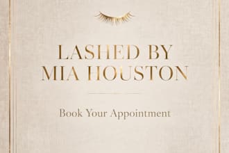 design luxury instagram posts for lash techs and beauty