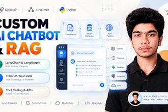 create custom ai chatbot using langchain rag langgraph