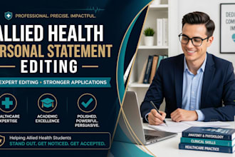 edit and proofread medicine and allied application essays