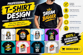 design a professional custom t shirt