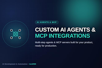 build custom ai agents and mcp integrations for your product
