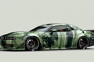 design professional full car wrap graphics for your vehicle