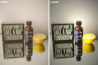 edit and retouch product advertisement shots