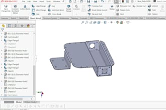 sheet metal parts, dxf files and fabrication drawings