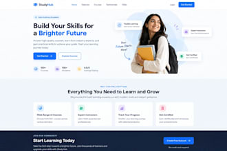 create a responsive landing page
