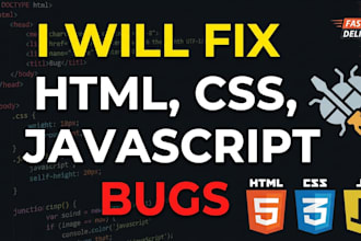 fix html , css and javascript issues