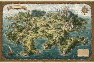 design a map illustration