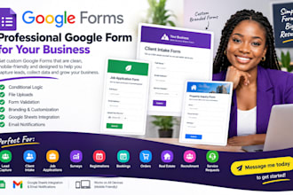 create professional google forms for business and lead capture