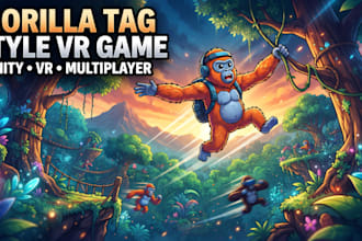 make a custom gorilla tag style fan game in unity for VR